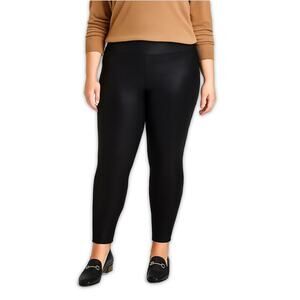 Torrid Pixie Pants Black Skinny Ankle Stretch Pull On Modern Plus Size 4X